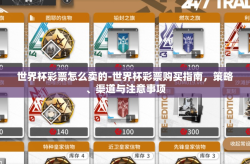 世界杯彩票怎么卖的-世界杯彩票购买指南，策略、渠道与注意事项