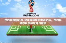 世界杯推荐彩票-足球盛宴中的幸运之选，世界杯推荐彩票的趣味与策略