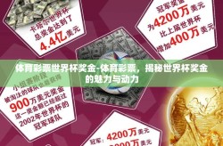 体育彩票世界杯奖金-体育彩票，揭秘世界杯奖金的魅力与动力