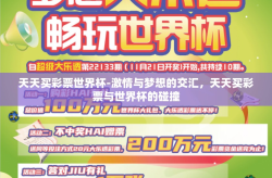 天天买彩票世界杯-激情与梦想的交汇，天天买彩票与世界杯的碰撞