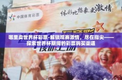哪里卖世界杯彩票-解锁观赛激情，尽在指尖——探索世界杯期间的彩票购买渠道