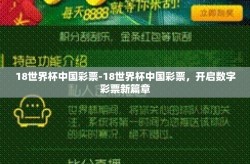 18世界杯中国彩票-18世界杯中国彩票，开启数字彩票新篇章
