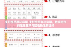 支付宝世界杯彩票-支付宝世界杯彩票，数字时代的足球狂欢与理性投注新选择