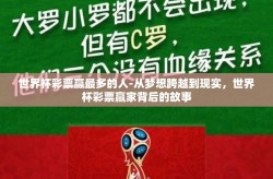 世界杯彩票赢最多的人-从梦想跨越到现实，世界杯彩票赢家背后的故事