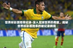 世界杯彩票赔率纪录-深入足球世界的奇趣，揭秘世界杯彩票赔率的破纪录瞬间