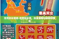 世界杯彩票赔-世界杯彩票，投资激情与风险的博弈