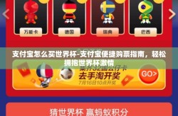 支付宝怎么买世界杯-支付宝便捷购票指南，轻松拥抱世界杯激情