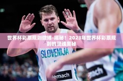 世界杯彩票规则微博-揭秘！2023年世界杯彩票规则的灵魂奥秘