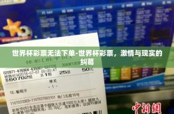 世界杯彩票无法下单-世界杯彩票，激情与现实的纠葛