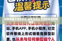 在哪里能下注世界杯-探索世界杯下注的合法合规渠道