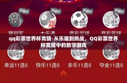 qq彩票世界杯竞猜-从乐趣到挑战，QQ彩票世界杯竞猜中的数字游戏