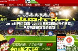 2018世界杯 彩票-2018世界杯彩票的奇幻旅程，从梦想走进真实的瞬间