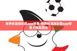 世界杯足球彩票app停售-世界杯足球彩票app停售的背后洞见
