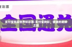 支付宝购买世界杯彩票-支付宝购彩，便捷的足球之旅