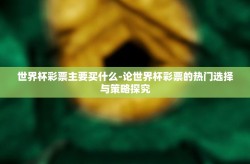 世界杯彩票主要买什么-论世界杯彩票的热门选择与策略探究