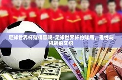 足球世界杯赌得赢吗-足球世界杯的赌局，理性与机遇的交织