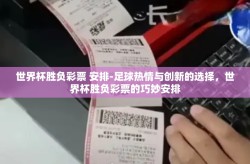 世界杯胜负彩票 安排-足球热情与创新的选择，世界杯胜负彩票的巧妙安排