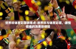 世界杯体育彩票销售点-世界杯与体育彩票，激情碰撞的消费新体验