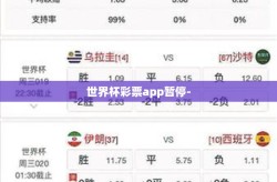 世界杯彩票app暂停-