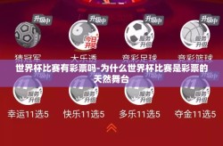 世界杯比赛有彩票吗-为什么世界杯比赛是彩票的天然舞台