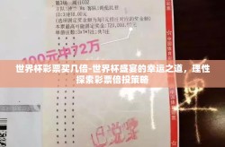 世界杯彩票买几倍-世界杯盛宴的幸运之道，理性探索彩票倍投策略