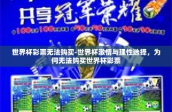 世界杯彩票无法购买-世界杯激情与理性选择，为何无法购买世界杯彩票