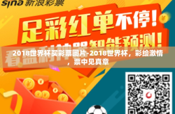 2018世界杯买彩票图片-2018世界杯，彩绘激情，票中见真章