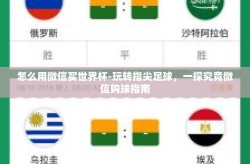 怎么用微信买世界杯-玩转指尖足球，一探究竟微信购球指南