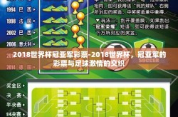 2018世界杯冠亚军彩票-2018世界杯，冠亚军的彩票与足球激情的交织