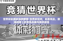 世界杯彩票新浪微博网-世界杯狂欢，彩票风云，新浪微博上的竞猜乐趣与博弈智慧