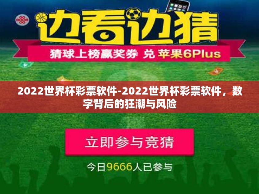 2022世界杯彩票软件-2022世界杯彩票软件，数字背后的狂潮与风险