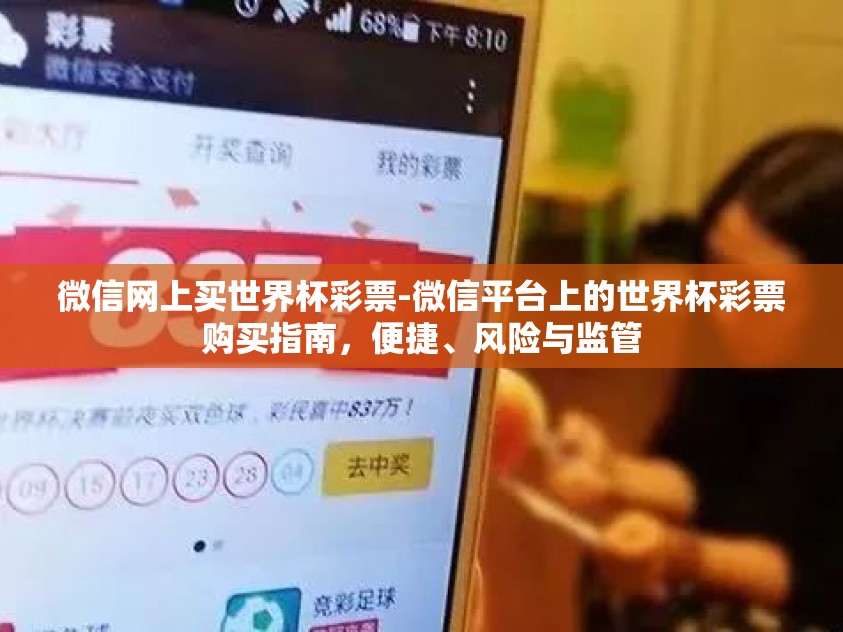 微信网上买世界杯彩票-微信平台上的世界杯彩票购买指南，便捷、风险与监管