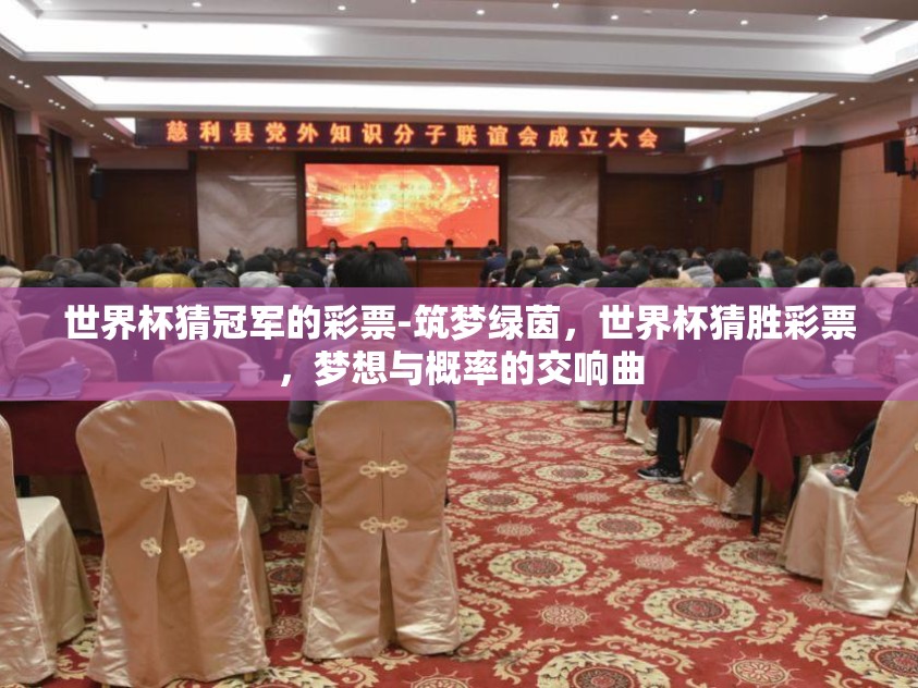 世界杯猜冠军的彩票-筑梦绿茵，世界杯猜胜彩票，梦想与概率的交响曲
