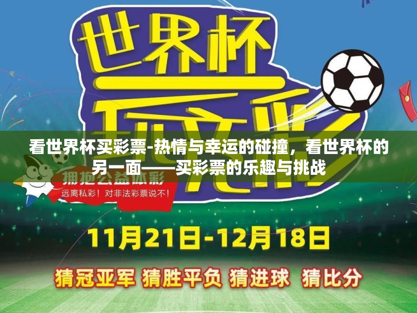 看世界杯买彩票-热情与幸运的碰撞，看世界杯的另一面——买彩票的乐趣与挑战