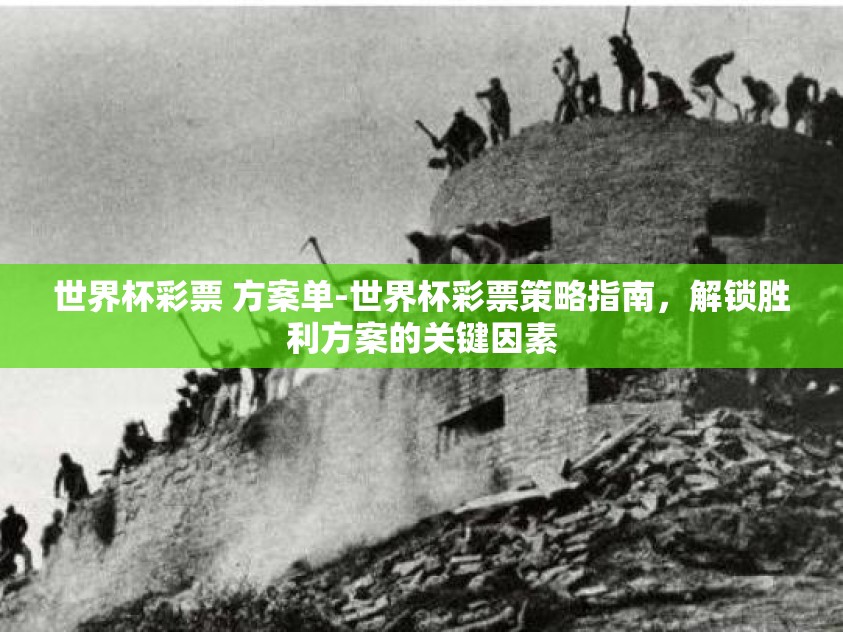 世界杯彩票 方案单-世界杯彩票策略指南，解锁胜利方案的关键因素