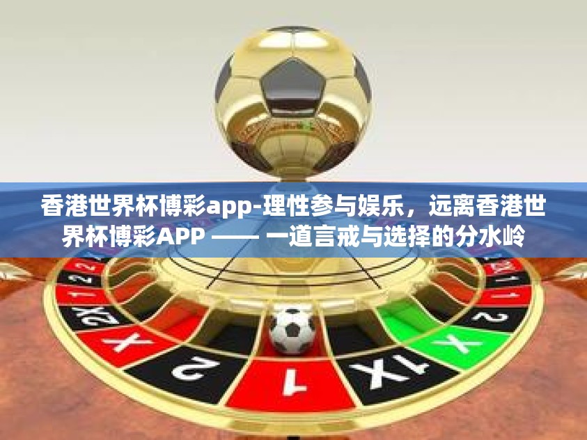 香港世界杯博彩app-理性参与娱乐，远离香港世界杯博彩APP —— 一道言戒与选择的分水岭