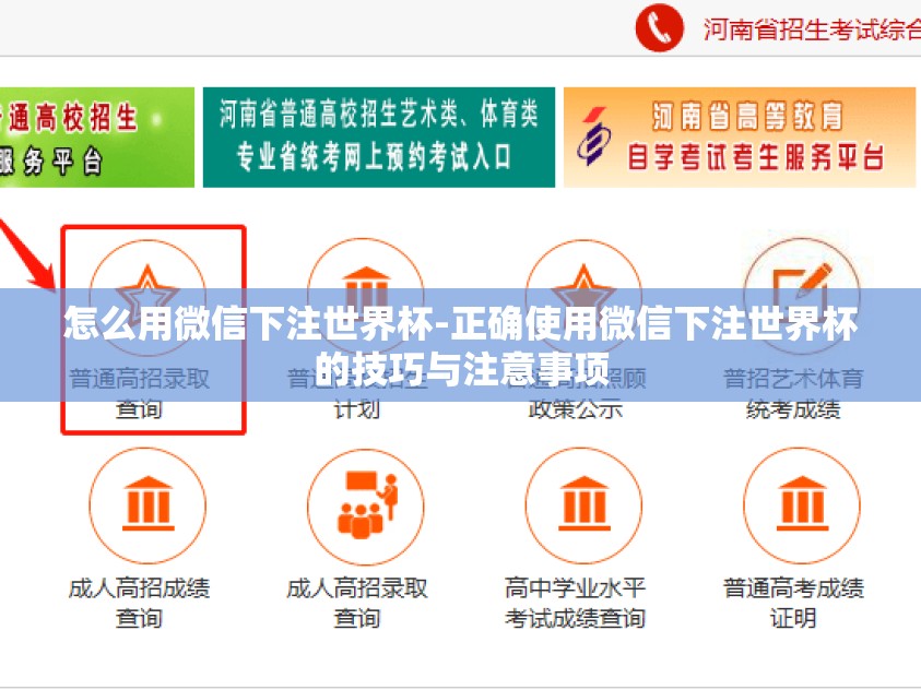 怎么用微信下注世界杯-正确使用微信下注世界杯的技巧与注意事项