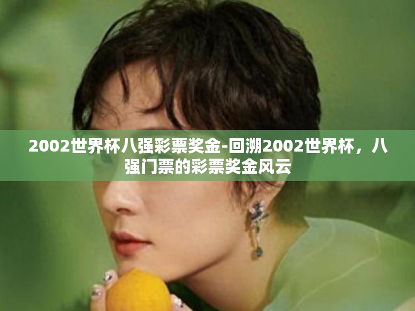 2002世界杯八强彩票奖金-回溯2002世界杯，八强门票的彩票奖金风云