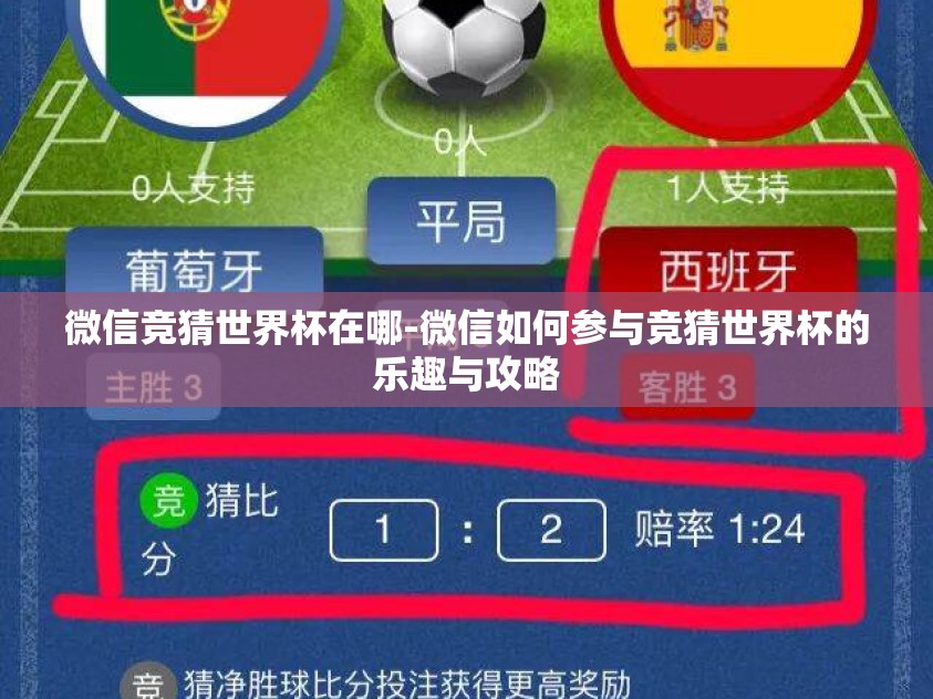 微信竞猜世界杯在哪-微信如何参与竞猜世界杯的乐趣与攻略