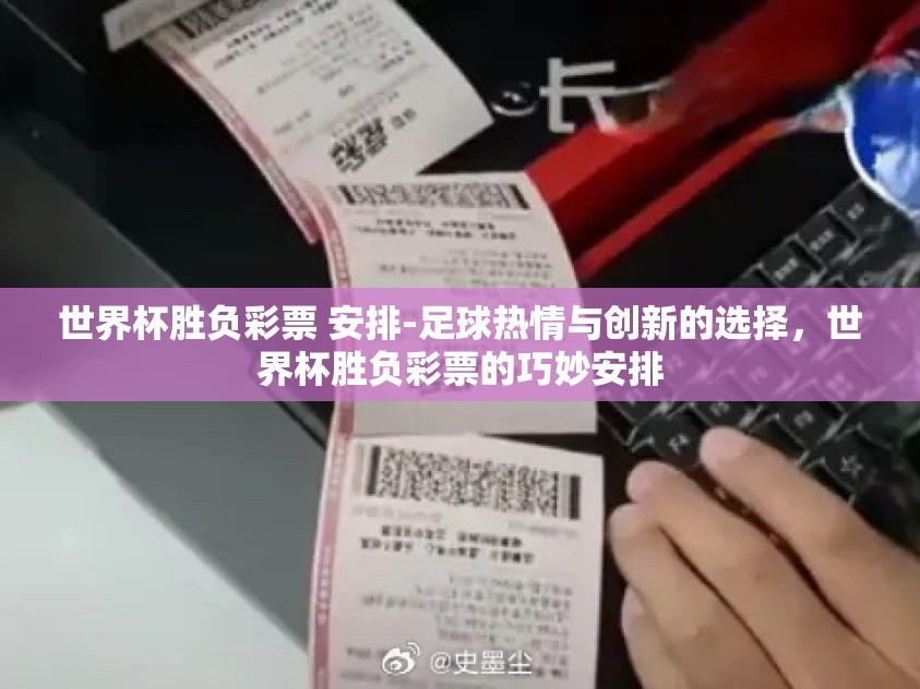 世界杯胜负彩票 安排-足球热情与创新的选择，世界杯胜负彩票的巧妙安排