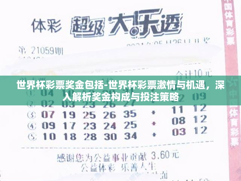 世界杯彩票奖金包括-世界杯彩票激情与机遇，深入解析奖金构成与投注策略