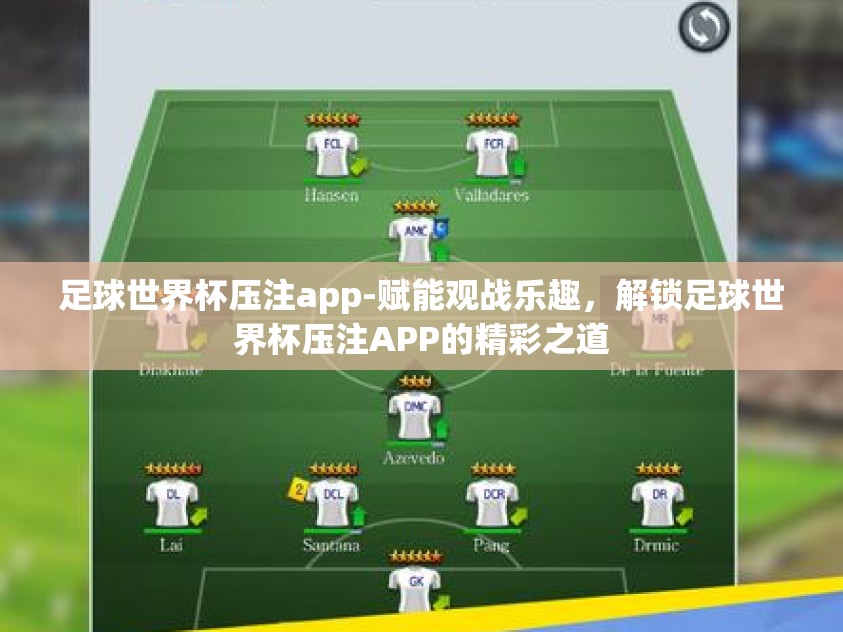 足球世界杯压注app-赋能观战乐趣，解锁足球世界杯压注APP的精彩之道