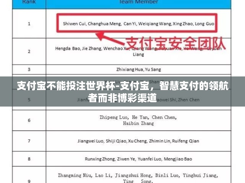支付宝不能投注世界杯-支付宝,智慧支付的领航者而非博彩渠道 支付宝不能投注世界杯-支付宝,智慧支付的领航者而非博彩渠道